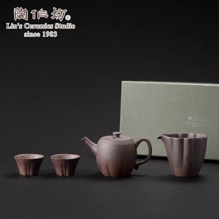 陶作坊 老岩泥清荷礼盒台湾茶具茶器 陶作坊 老岩泥清荷礼盒台湾茶具茶器