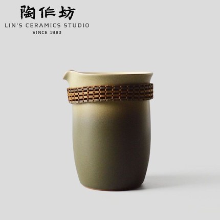 陶作坊 茶道大茶海-绿黄 陶作坊 茶道大茶海-绿黄