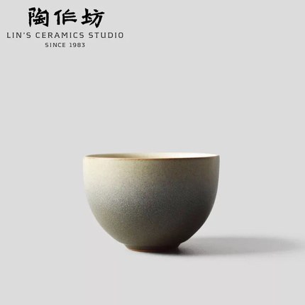 陶作坊 品茗茶器功夫含杯-绿黄 陶作坊 品茗茶器功夫含杯-绿黄