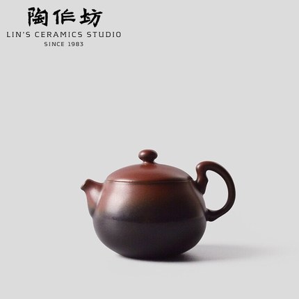 陶作坊 大满富壶-黑红 陶作坊 大满富壶-黑红