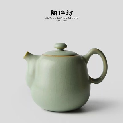 陶作坊 汝窑满足茶壶 陶作坊 汝窑满足茶壶