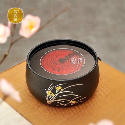 莺歌烧电陶炉(黑色幽兰) 莺歌烧电陶炉(黑色幽兰)