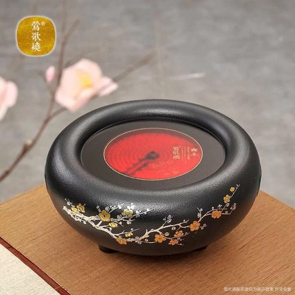 莺歌烧电陶炉(黑梅花) 莺歌烧电陶炉(黑梅花)