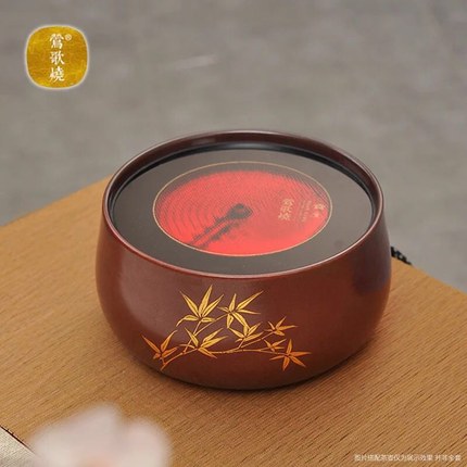 莺歌烧电陶炉(古铜修竹) 莺歌烧电陶炉(古铜修竹)