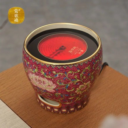 莺歌烧电陶炉(珐琅彩风炉 粉) 莺歌烧电陶炉(珐琅彩风炉 粉)
