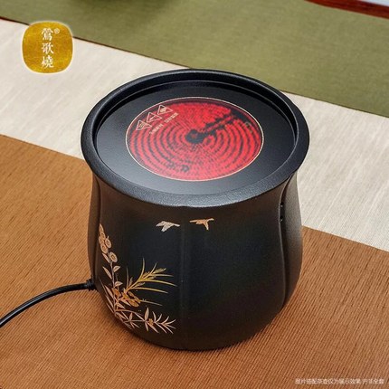 莺歌烧电陶炉(南瓜风炉 黑) 莺歌烧电陶炉(南瓜风炉 黑)