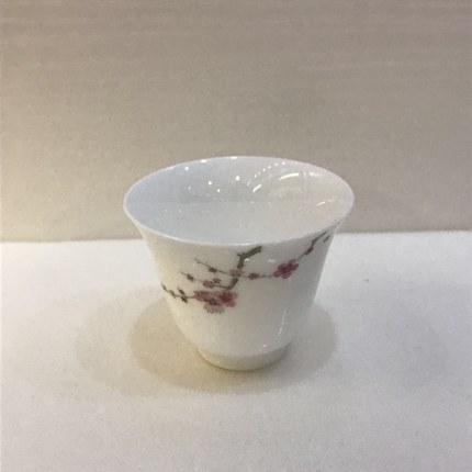 白瓷 梅花杯 白瓷 梅花杯