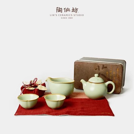 墨韵怀汝茶器套组 墨韵怀汝茶器套组